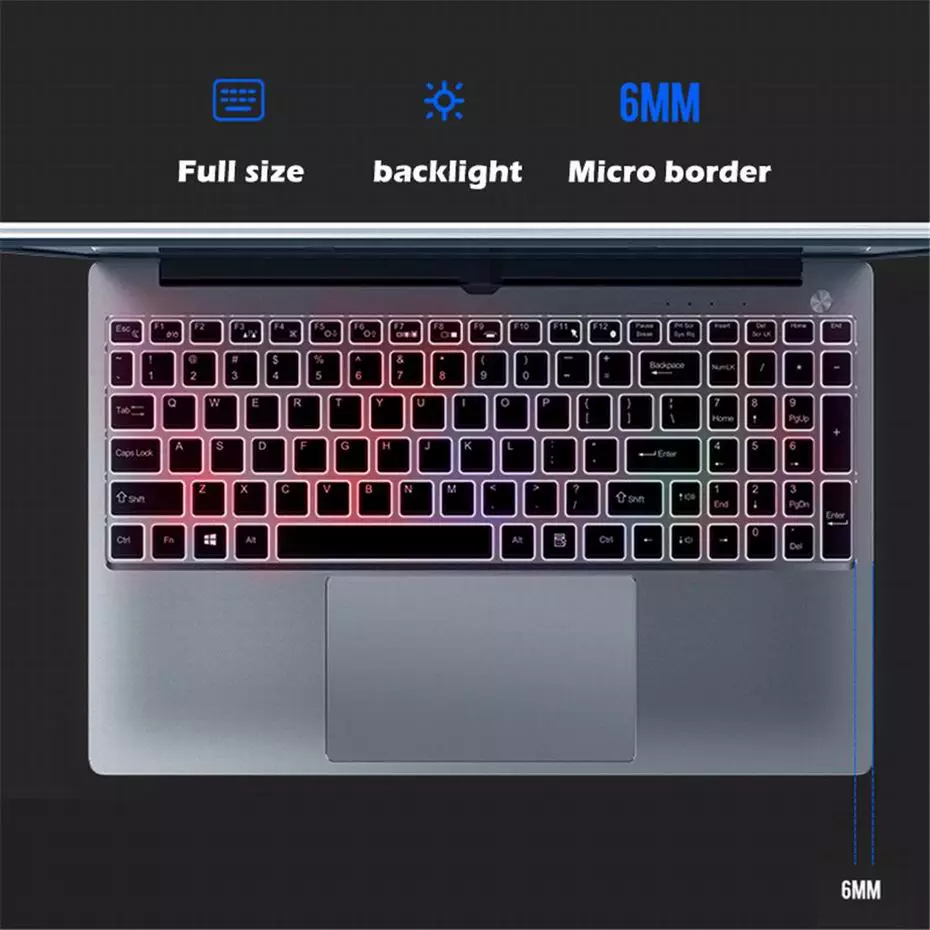 Silver 15.6 inches  i7- 6500U 16/512GB 1080 Wholesale Cheap Laptop Notebook 8GB/256GB RAM i7